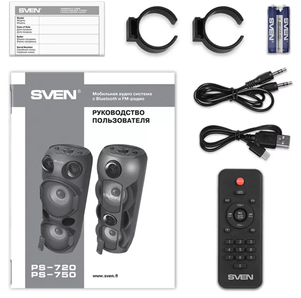 Mono portable speaker SVEN PS-750 Photo 14