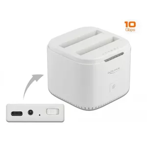 Docking Station DeLOCK USB Type-C™ 3.2 for 2 x 2.5" SATA HDD/SSD