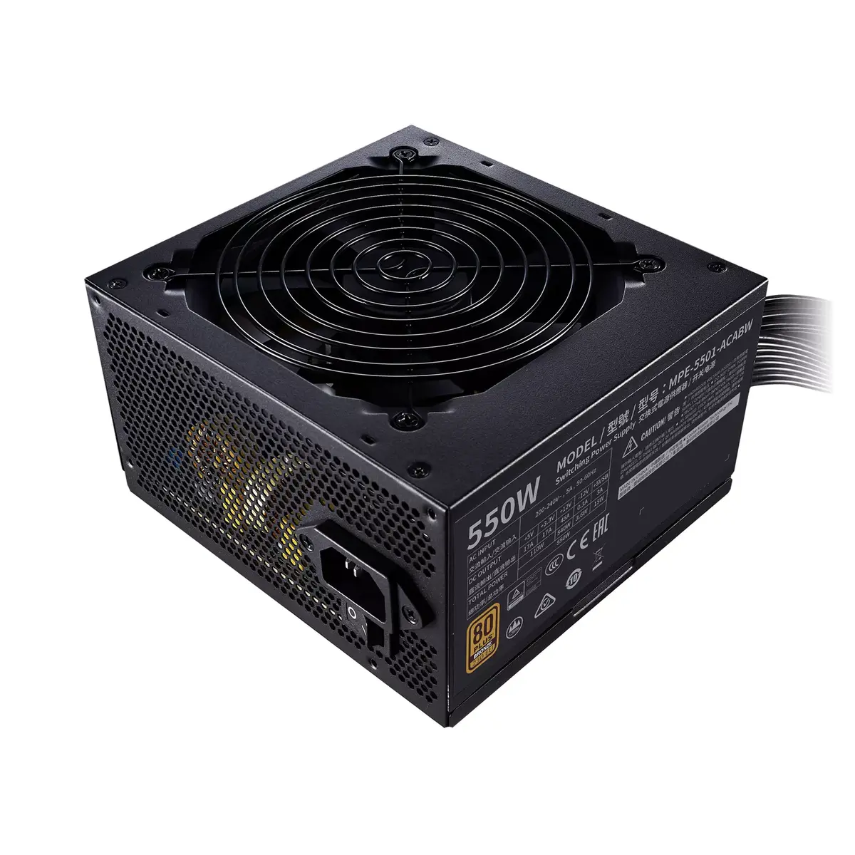 Блок питания Cooler Master MWE 550 Bronze Photo 2