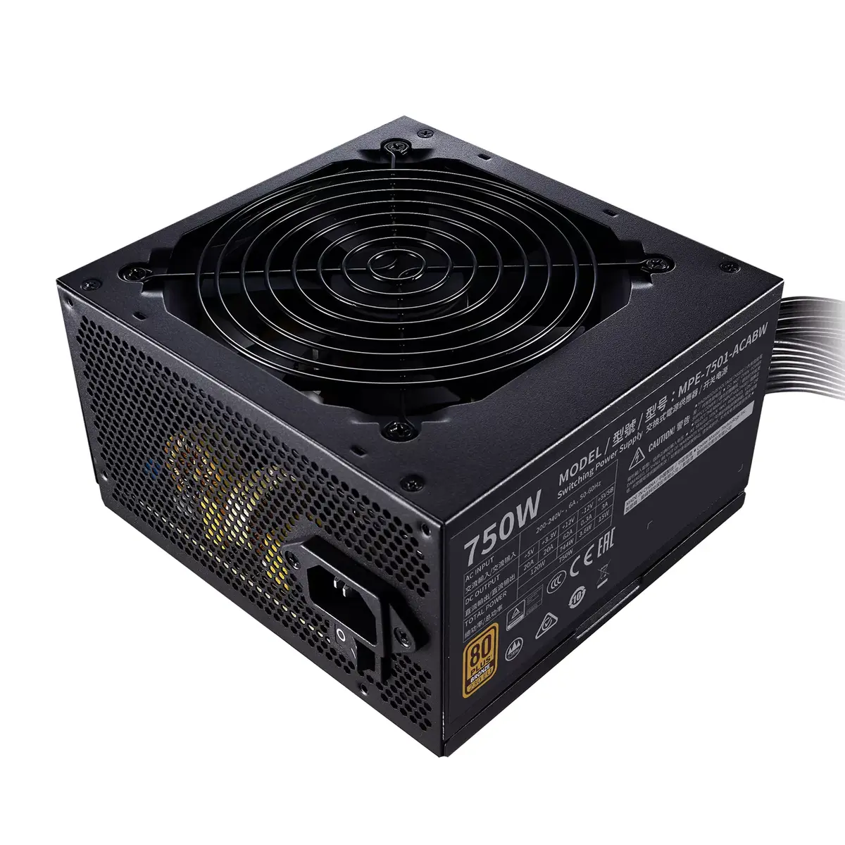 Блок питания Cooler Master MWE 750 Bronze Photo 2