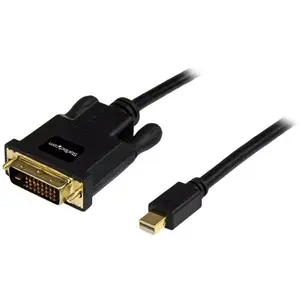 Кабель Mini DisplayPort — DVI-D 0.9 м, StarTech.com MDP2DVIMM3B (mini DP 1.2, 1080p, пассивный)