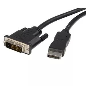 DisplayPort to DVI-D cable 3 m — StarTech DP2DVIMM10, DisplayPort (male) to DVI-D (single-link) 1080p, black