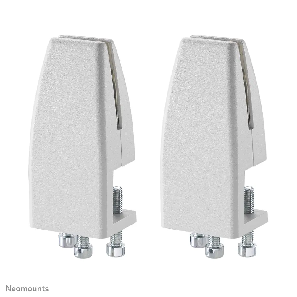 Neomounts NS-CLMP25WHITE Galda skavu komplekts 8-25