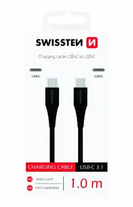 Кабель зарядный USB-C на USB-C SWISSTEN 1 м Quick Charge 3.1