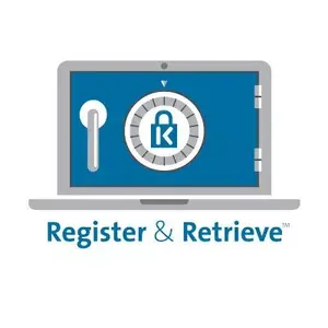 Atjaunojams 4-ratu ciparu kods ar Register & Retrieve
