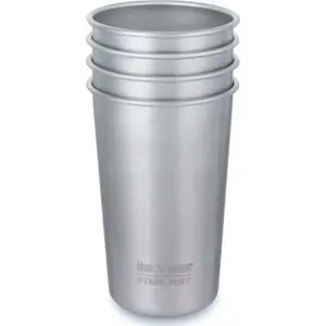 Stainless Steel Pint Cup set, klean kanteen 473 ml — 4 pcs (model 1005869)