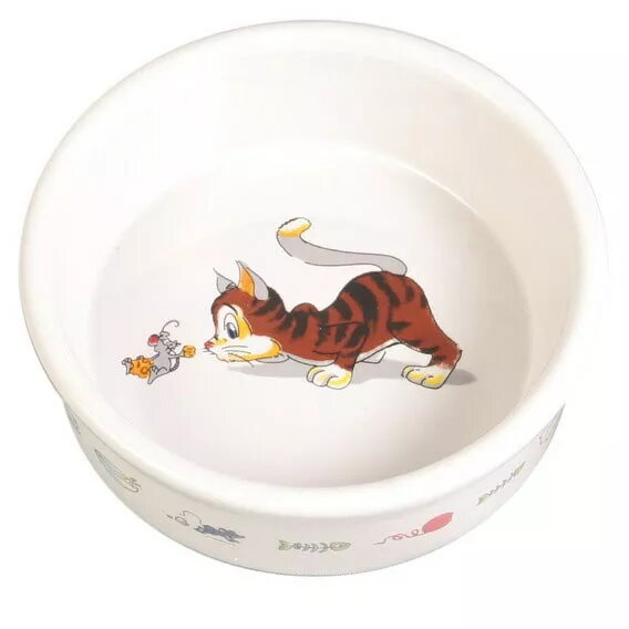 Porcelāna barošanas bļoda kaķim Trixie 0