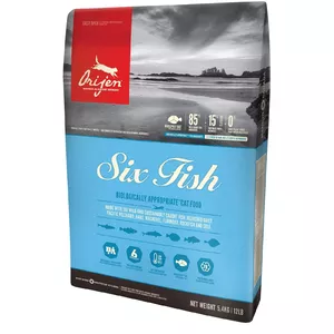 Orijen Six Fish cats dry food 5.4 kg Adult