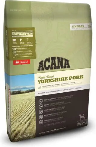 Sausais suņu barības ACANA Yorkshire Pork