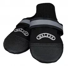Dog socks Trixie 19475, size XXL, black, monochromatic