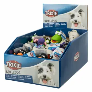 Pet toy Trixie Toy Zoo 3510 — plush interactive animal shapes for cats and small dogs