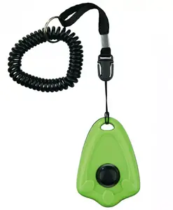 Clicker Trixie TRIXIE Clicker Black, Green Plastic Universal — training clicker for pets, plastic housing