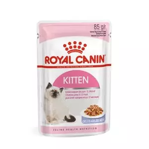 Влажный корм для котят Royal Canin Kitten Jelly 85 г — вкус курицы, саше 85 г, 12 шт.