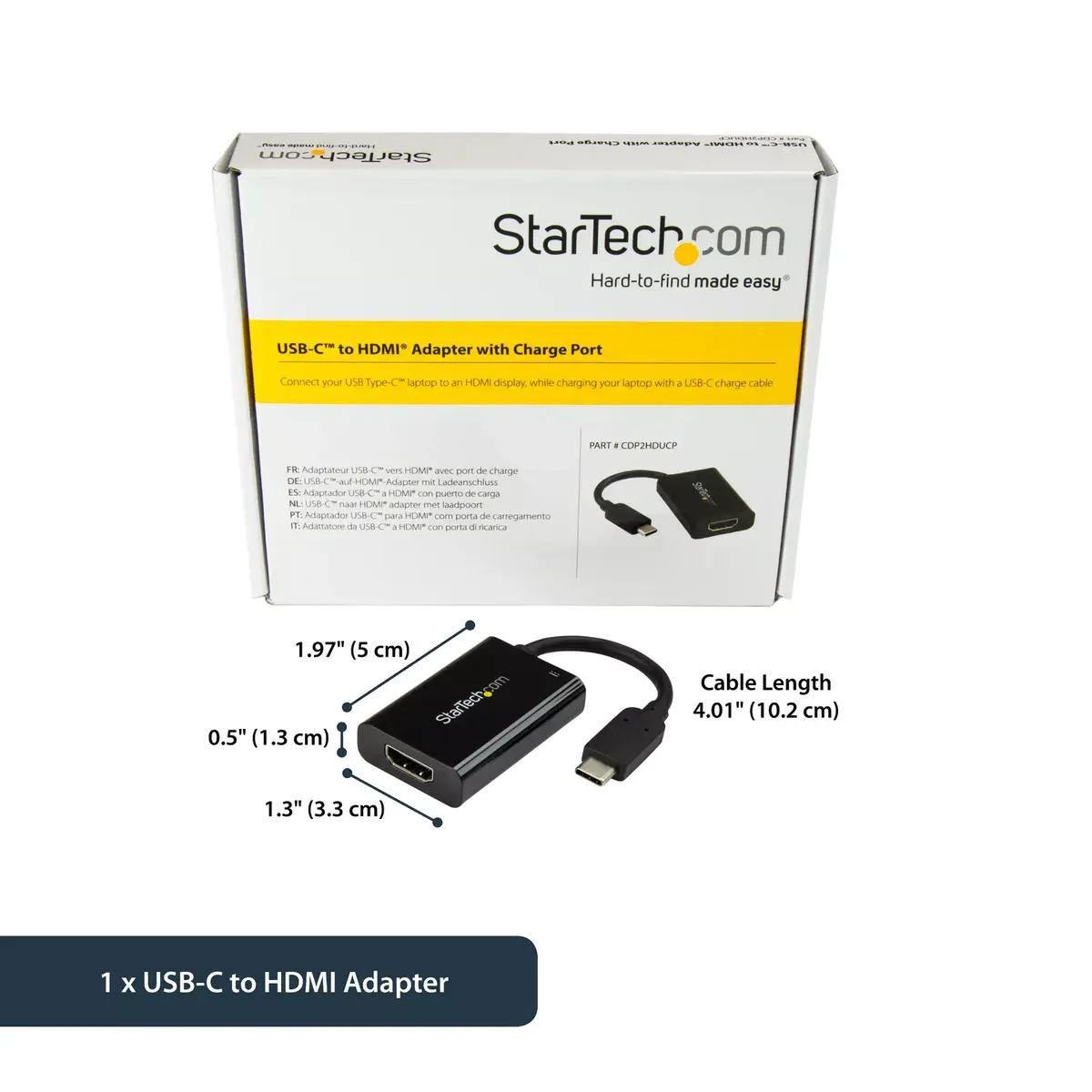 USB‑C uz HDMI 2.0 adapters StarTech CDP2HDUCP Photo 11
