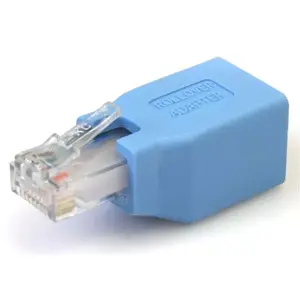 Адаптер консольный StarTech для кабеля RJ45 Ethernet, штекер–гнездо, синий