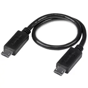 USB OTG Cable StarTech Micro-USB B to Micro-USB B M/M 8 in (0.203 m) Black