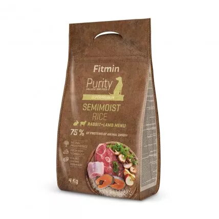 Suņu barība FITMIN Purity Rice Semimoist