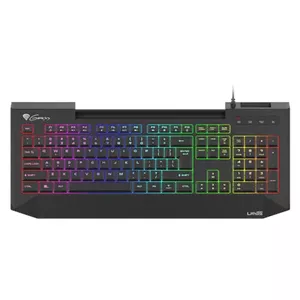 Genesis LITH 400 spēļu tastatūra, RGB LED apgaismojums, ASV, melna, vadu