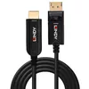 Optiskā hibrīdā DisplayPort 1.2 uz HDMI kabelis Lindy Photo 2