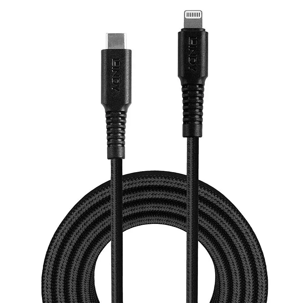 USB Type C to Lightning Cable Lindy 1m Photo 2