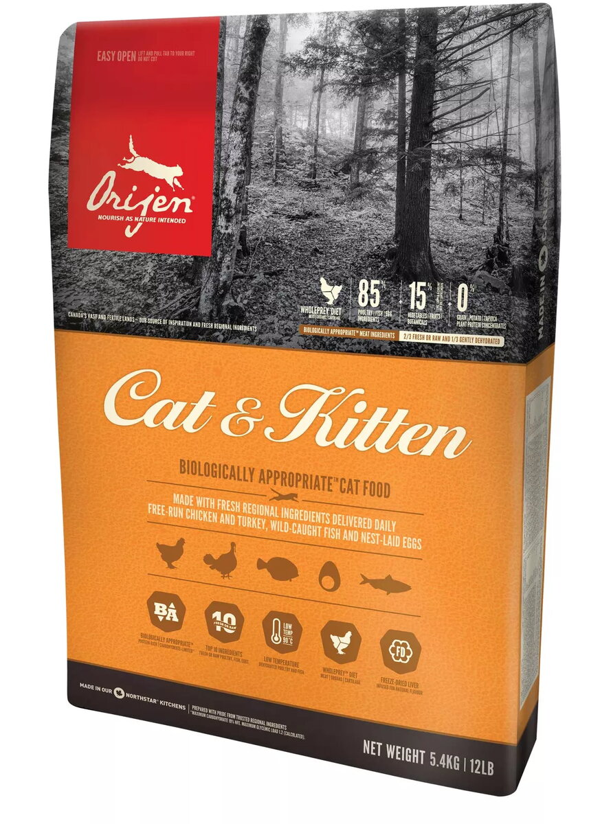 Sausais barības kaķiem Orijen Cat &