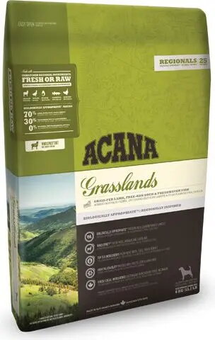 Sausa suņu barība ACANA Grasslands 2