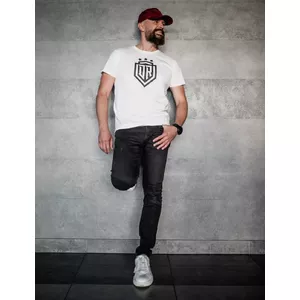 Dinamo - Men's T-SHIRT «DINAMO» WITH BLACK PRINTING XS White