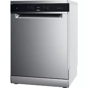 Undercounter dishwasher WHIRLPOOL WFO 3T133 P 6.5 X — 14 place settings, 60 cm, stainless steel, 43 dB