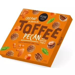 Chocolate truffles pure chocolate Toffee 135 g — pure chocolate brand