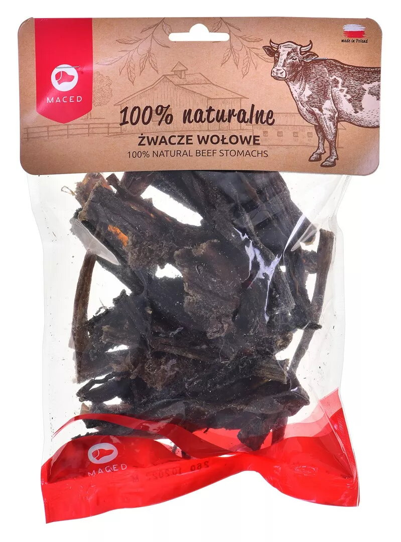 Košļejamais MACED Liellopa kuņģis 200 g