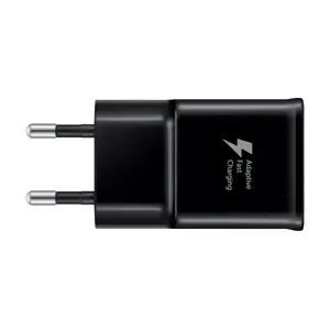Сетевой адаптер для мобильных устройств Samsung EP-TA20EBENGEU, 15 Вт, USB, 100–240 В вход, 9 В/1,67 А выход, чёрный