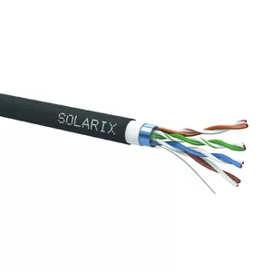 Сетевой кабель Solarix SXKD-5E-FTP-PVC+PE RJ45 CAT5E 305м Серый