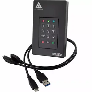 External Hard Drive Apricorn 1TB USB 3.2 Gen 1 Aegis Fortress L3