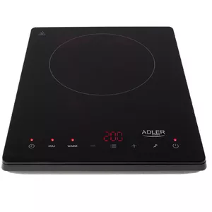 Adler AD 6513 hob Black Countertop 29 cm Zone induction hob 1 zone(s)