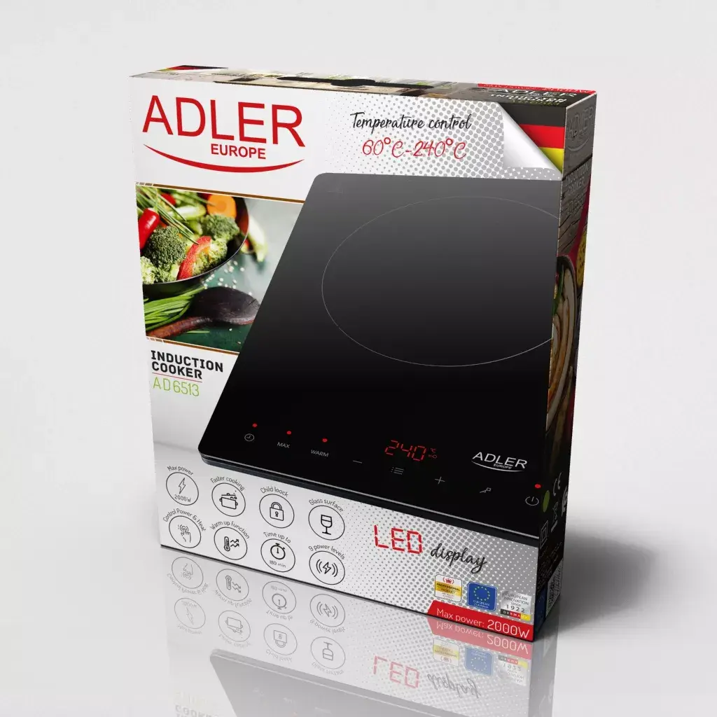 Индукционная варочная панель Adler AD 6513 Photo 8