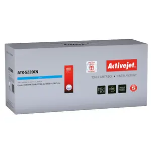 Toner ActiveJet ATK-5220CN for Kyocera TK-5220C, cyan, 1200 pages, 1 pc