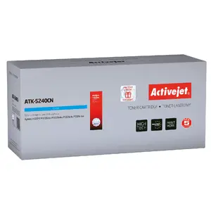 Тонер-картридж ActiveJet ATK-5240CN заменитель Kyocera TK-5240C, голубой (Cyan), 3000 стр., 1 шт.