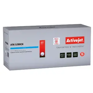 Toner cartridge ActiveJet ATK-5280CN cyan, compatible with Kyocera, 11,000 pages, single pack