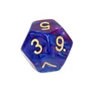 Rebel RPG divkrāsu kauliņu komplekts - tumši zils un violets Photo 3