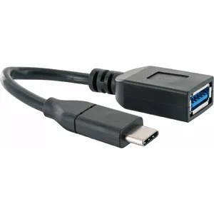 Schwaiger CK 3105 USB kabelis 0,15 m USB 3.2 Gen 1 (3.1 Gen 1) USB A USB C Melns