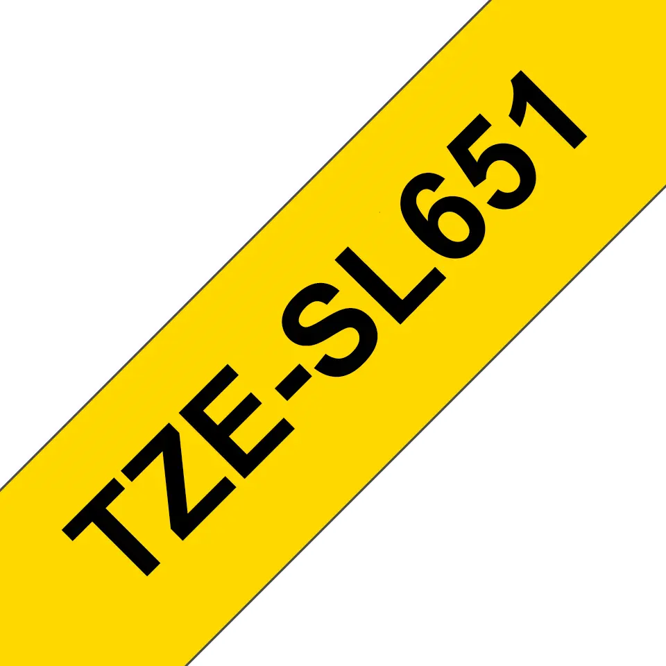 Brother TZE-SL651 pašlaminējoša uzlīmju lente melns