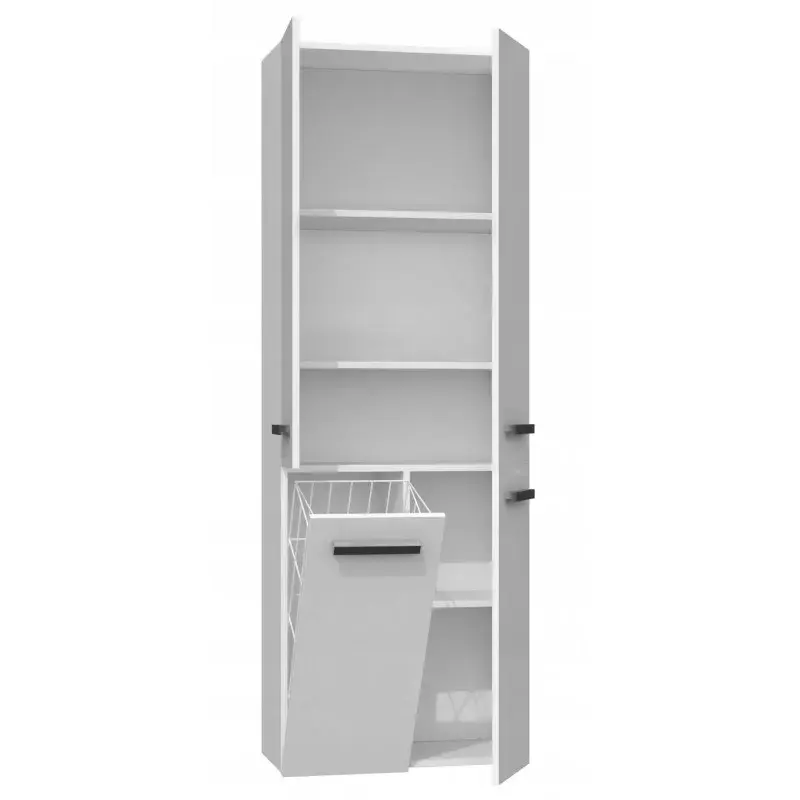 Шкаф для ванной Topeshop NEL 1K DD BPOŁ Photo 3