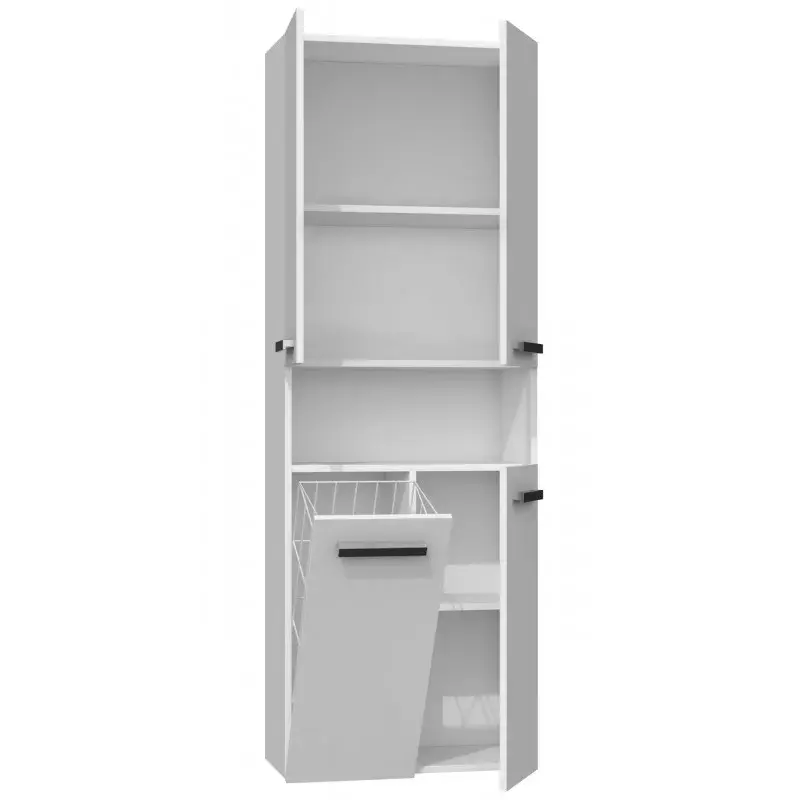 Шкаф для ванной Topeshop NEL 1K DK BIEL Photo 3