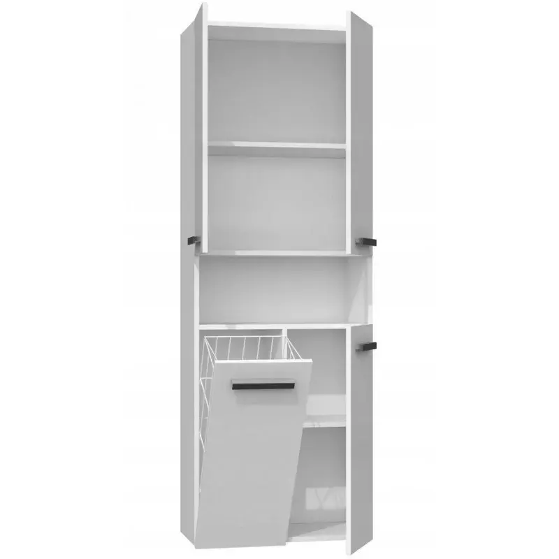 Шкаф для ванной Topeshop NEL 1K DK BPOŁ Photo 3