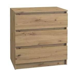 Комод top e shop M3 ARTISAN — Дуб, 3 ящика, 700×400×770 мм, ДСП