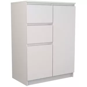 Комод top e shop 2D2S BIEL — 2 ящика, белый, 700×400×970 мм, ДСП