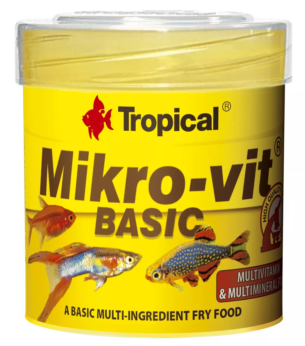 Sausais zivju barības Tropical Mikro-Vit Basic