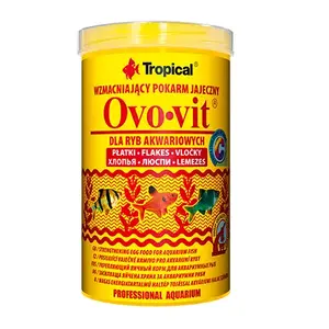 Сухой хрустящий корм для аквариумных рыб Tropical OVO-VIT 0.1 кг (0.5 л)