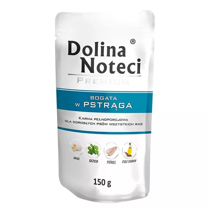 Mitrs suņu barības Dolina Noteci Trout