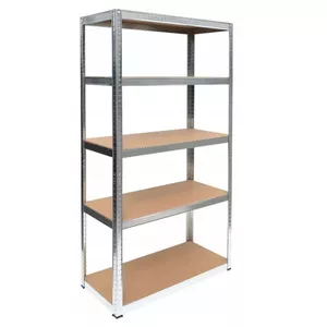 Стеллаж для садовых инструментов top e shop REGAŁ G9040 — Напольный, оцинкованная сталь и МДФ, 900×400×1800 мм, вместимость 875 кг